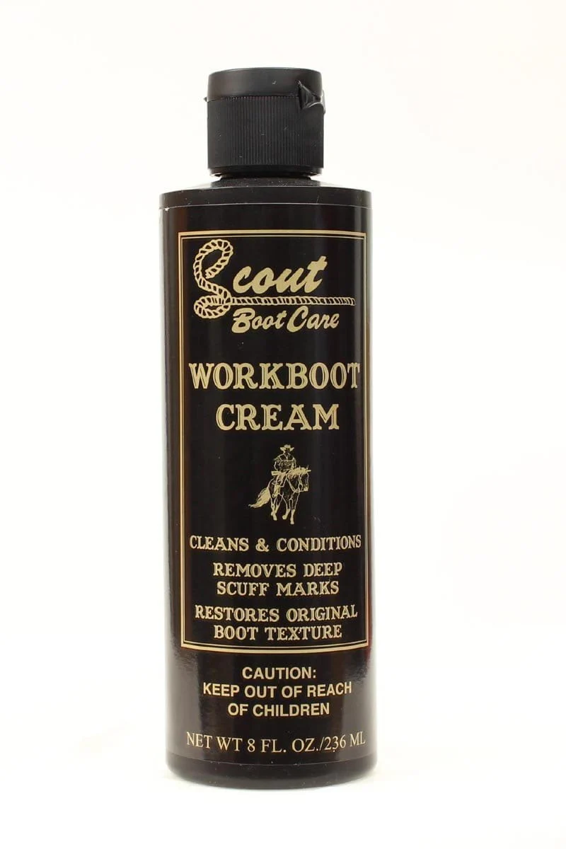 Scout Leather Work Boot Cream - 03918