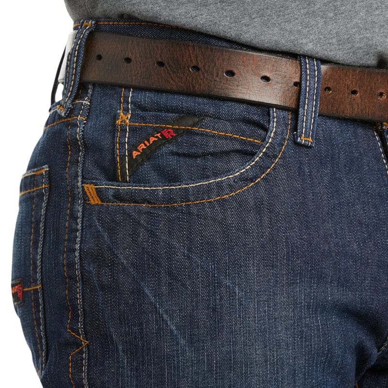 Ariat Men's FR M4 Relaxed Basic Boot Cut Jeans 10012555 - Image 5