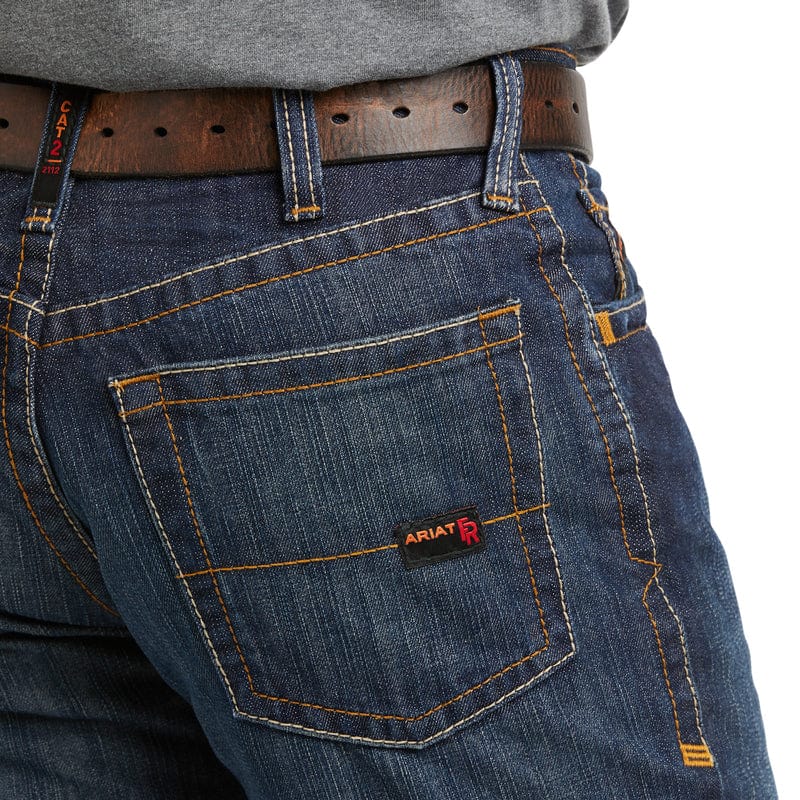 Ariat Men's FR M4 Relaxed Basic Boot Cut Jeans 10012555 - Image 6