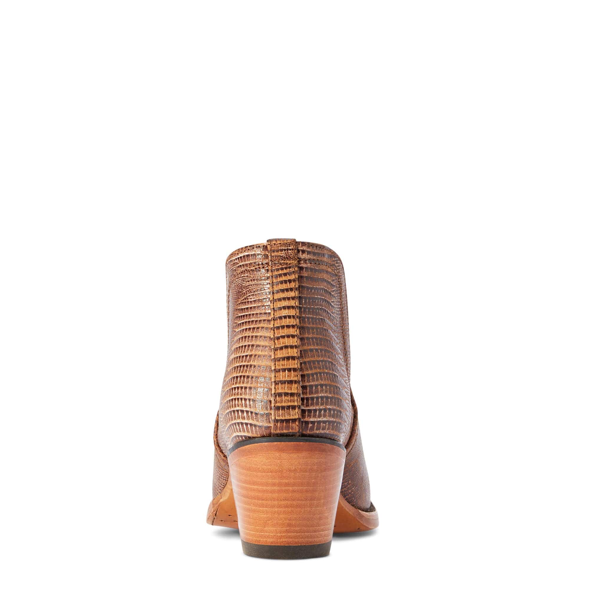 Ariat Women's Dixon Brown Lizard Print Booties 10042456 - Image 4