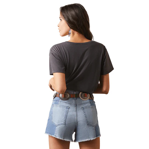 Ariat Women's Rainbow Charcoal Heather T-Shirt 10044606 - Image 4