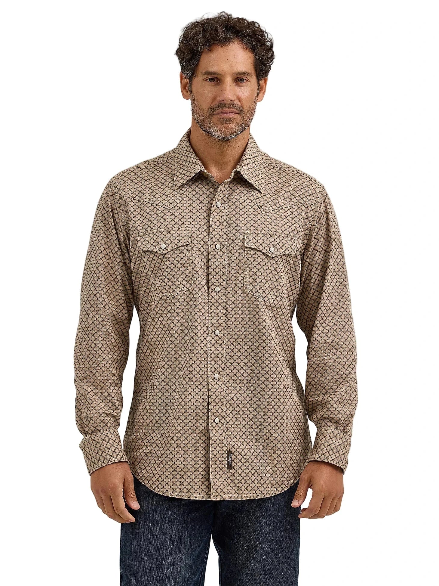 Wrangler Men's Premium Retro Long Sleeve Western Shirt 112368222