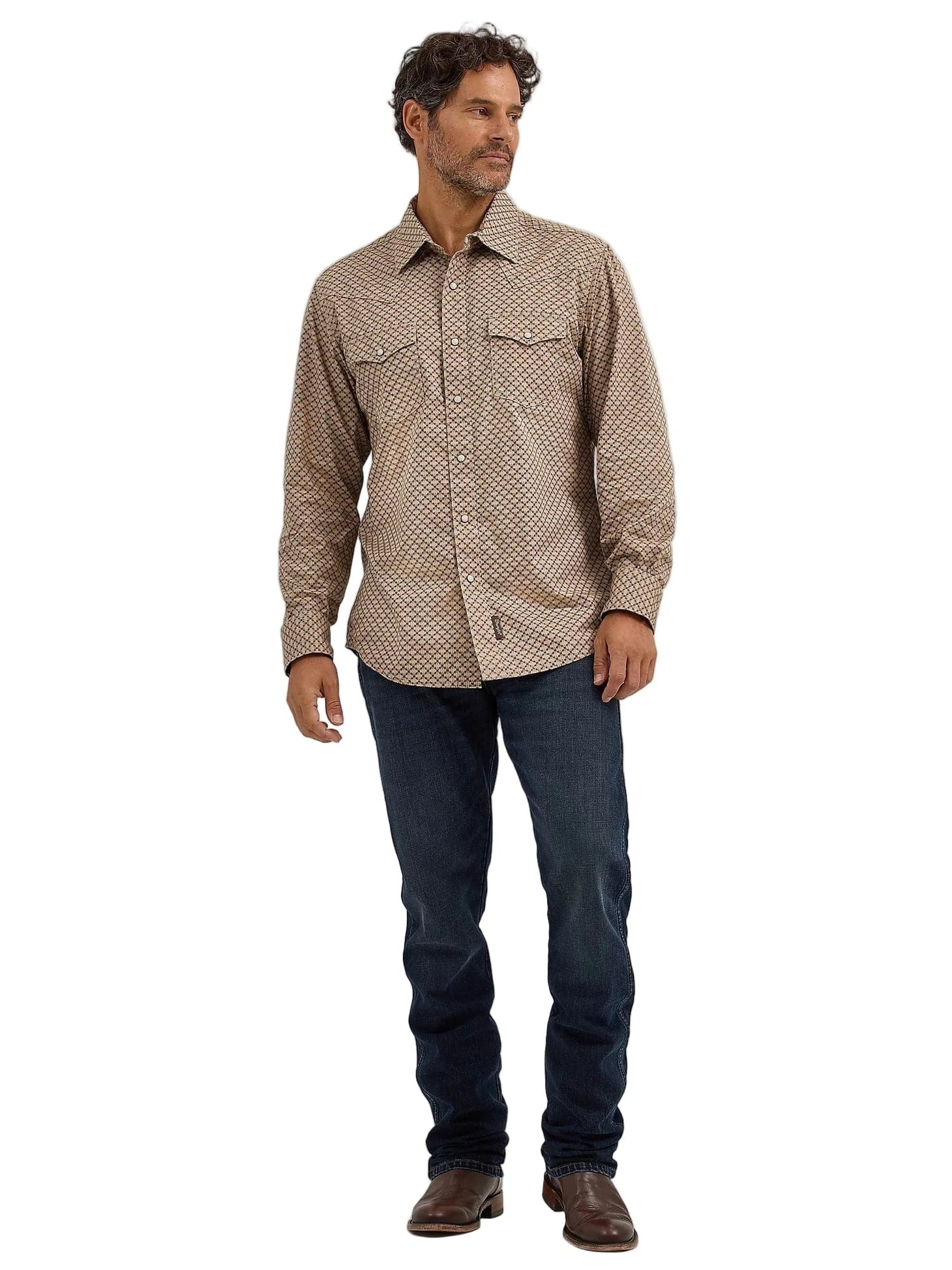 Wrangler Men's Premium Retro Long Sleeve Western Shirt 112368222 - Image 2