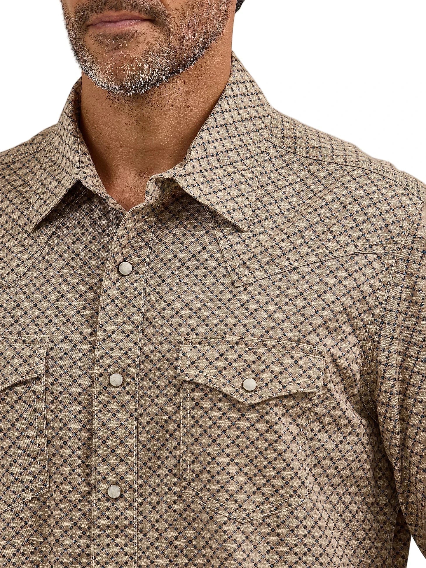 Wrangler Men's Premium Retro Long Sleeve Western Shirt 112368222 - Image 4