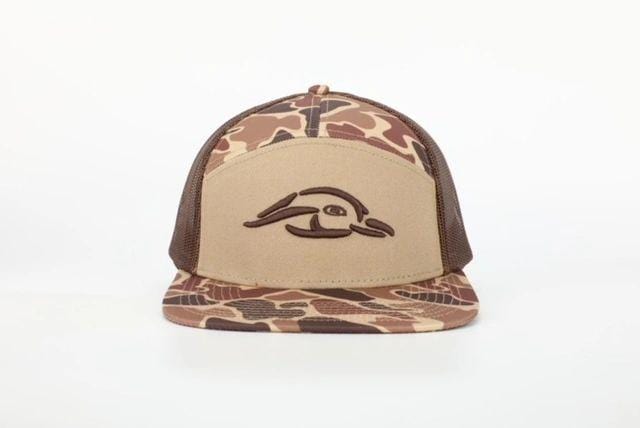 7 Panel Brown Old School AFW Style w- 3 D Puff and Brown Mesh - Image 2