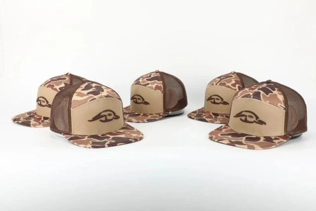 7 Panel Brown Old School AFW Style w- 3 D Puff and Brown Mesh - Image 3
