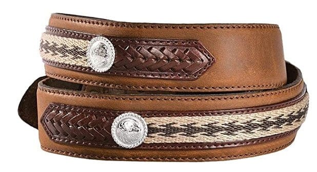 Tony Lama Men's Duke Brown Leather Belt 7239L - Image 2