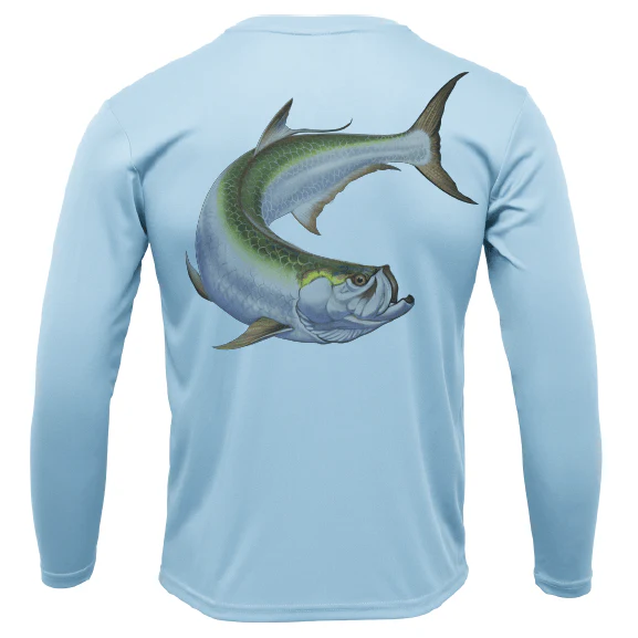 Action Tarpon Long Sleeve UPF 50+ Dry-Fit Shirt - Image 3