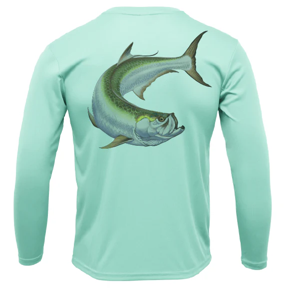 Action Tarpon Long Sleeve UPF 50+ Dry-Fit Shirt - Image 5