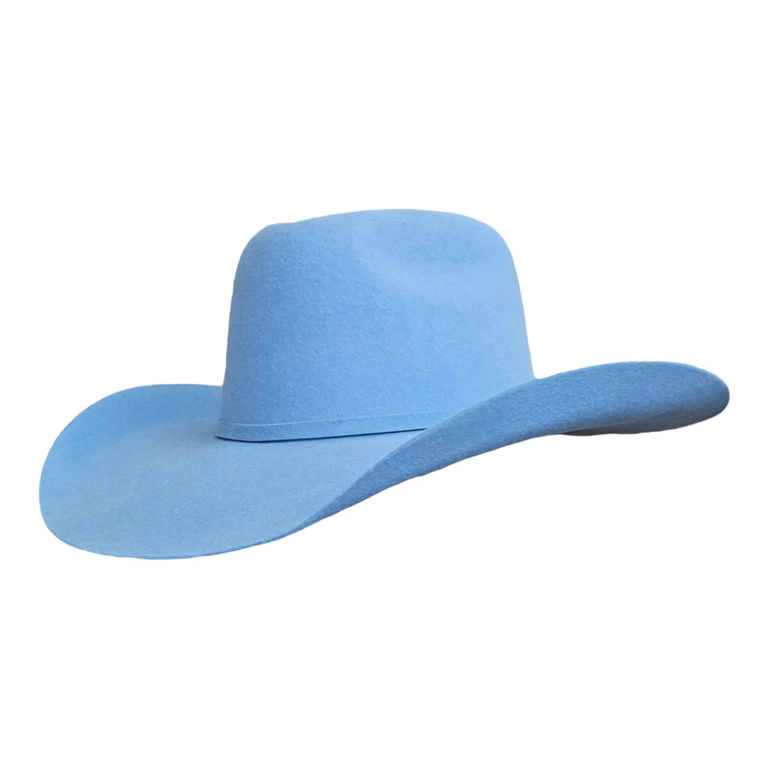 Gone Country American Baby Blue - Wool Cashmere Cowboy Hat