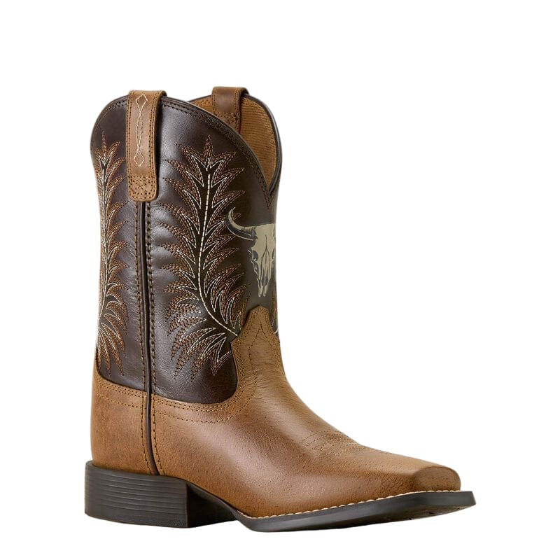 Ariat Boy's Desert Brown Stampede Western Boots 10063827
