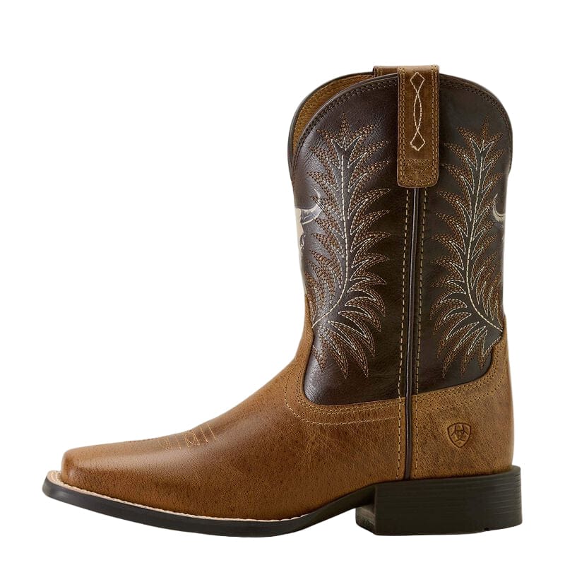 Ariat Boy's Desert Brown Stampede Western Boots 10063827 - Image 3