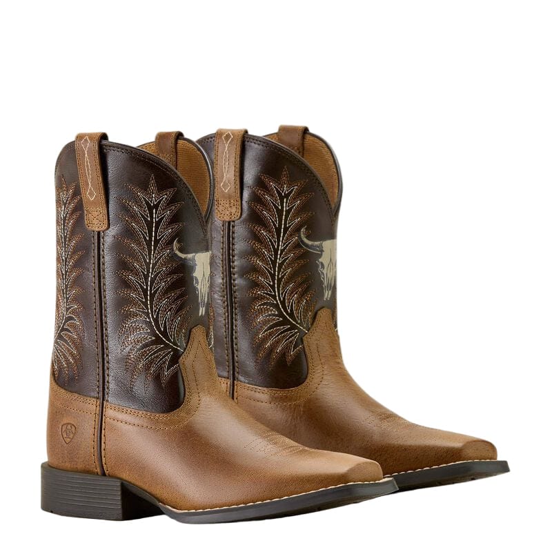 Ariat Boy's Desert Brown Stampede Western Boots 10063827 - Image 4
