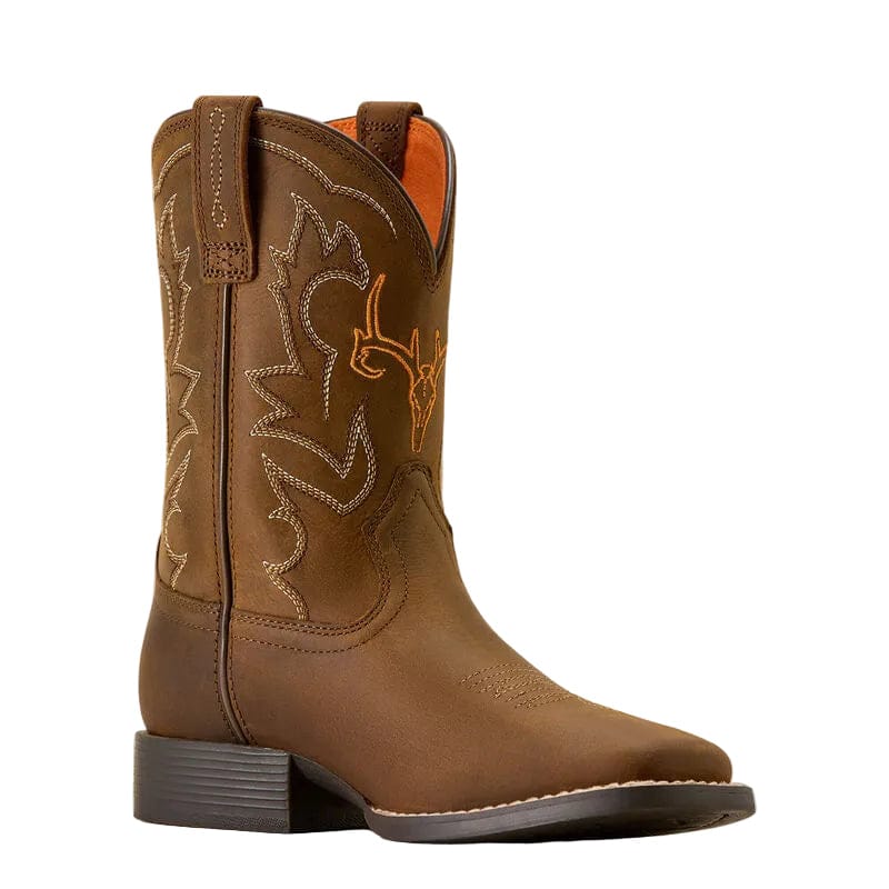 Ariat Boy's Distressed Brown Deer Ridge Western Boots 10074193