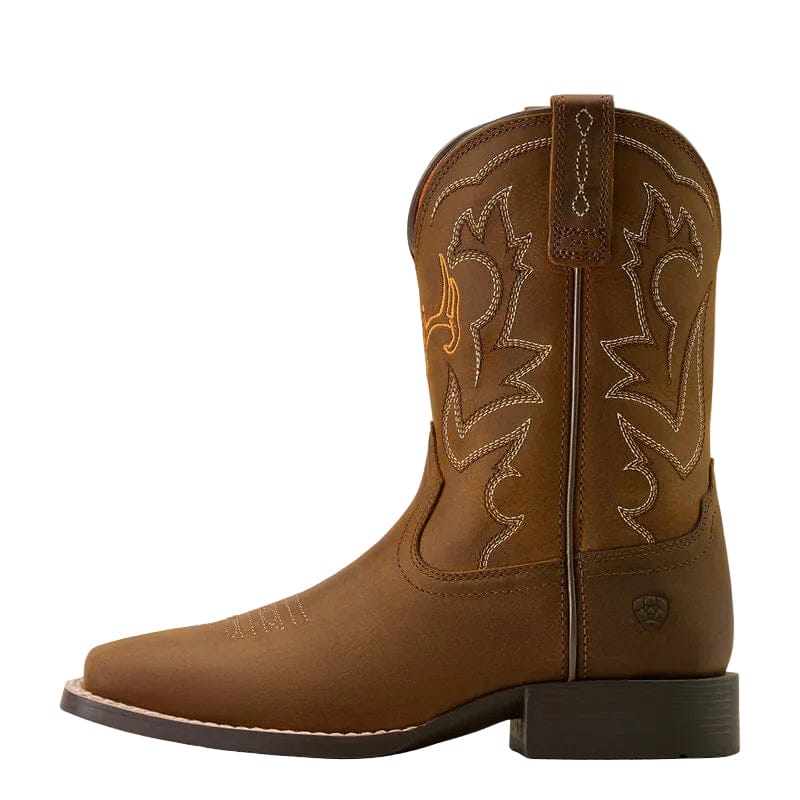 Ariat Boy's Distressed Brown Deer Ridge Western Boots 10074193 - Image 2