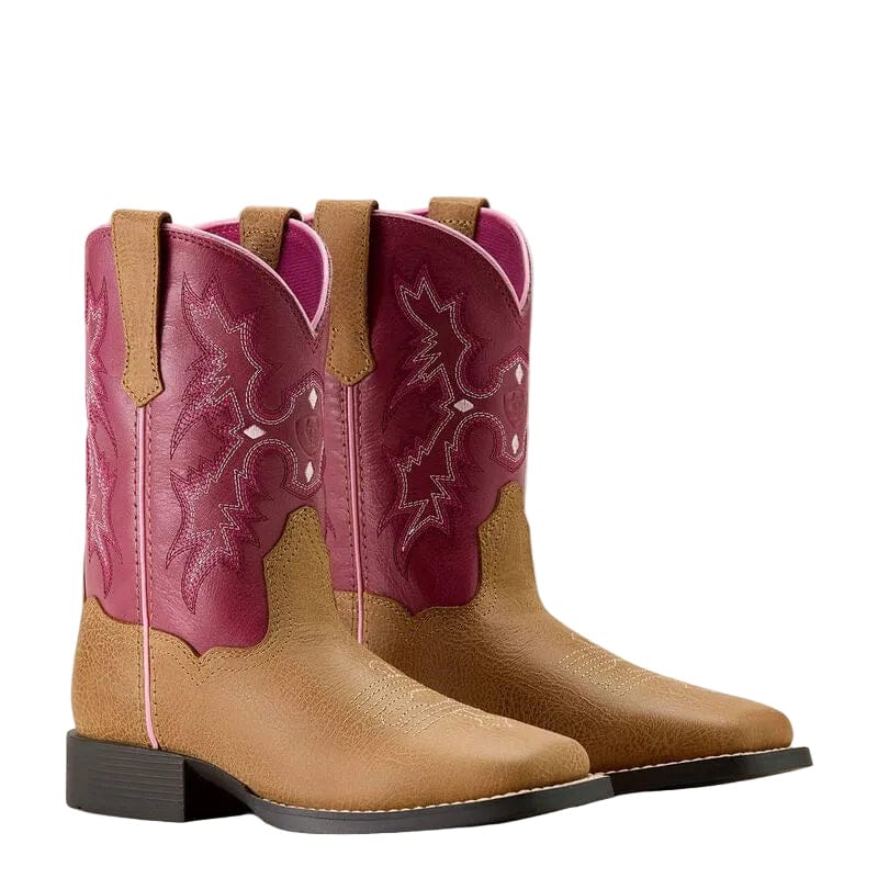 Ariat Girl's Cottage & Rosebud Tombstone Western Boots 10063835 - Image 4