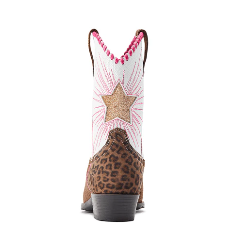 Ariat Kids Heritage Star Brown Western Boots 10044546 - Image 3