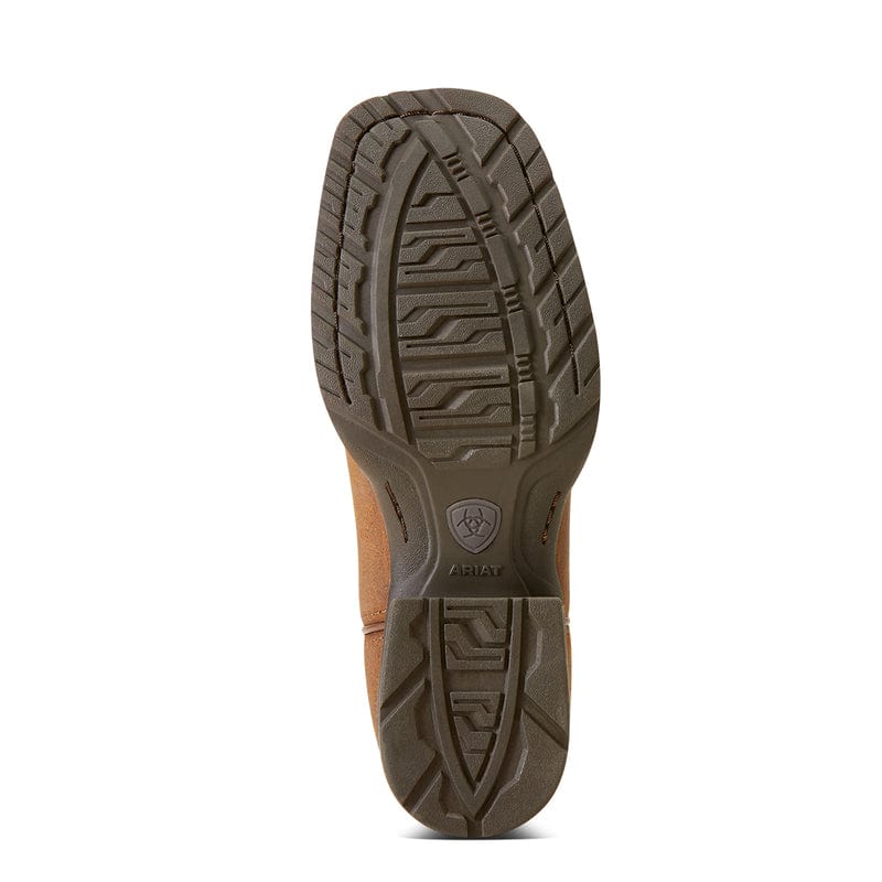 Ariat Kids Hybird Rancher Distressed Tan Square Toe Western Boot 10047034 - Image 5