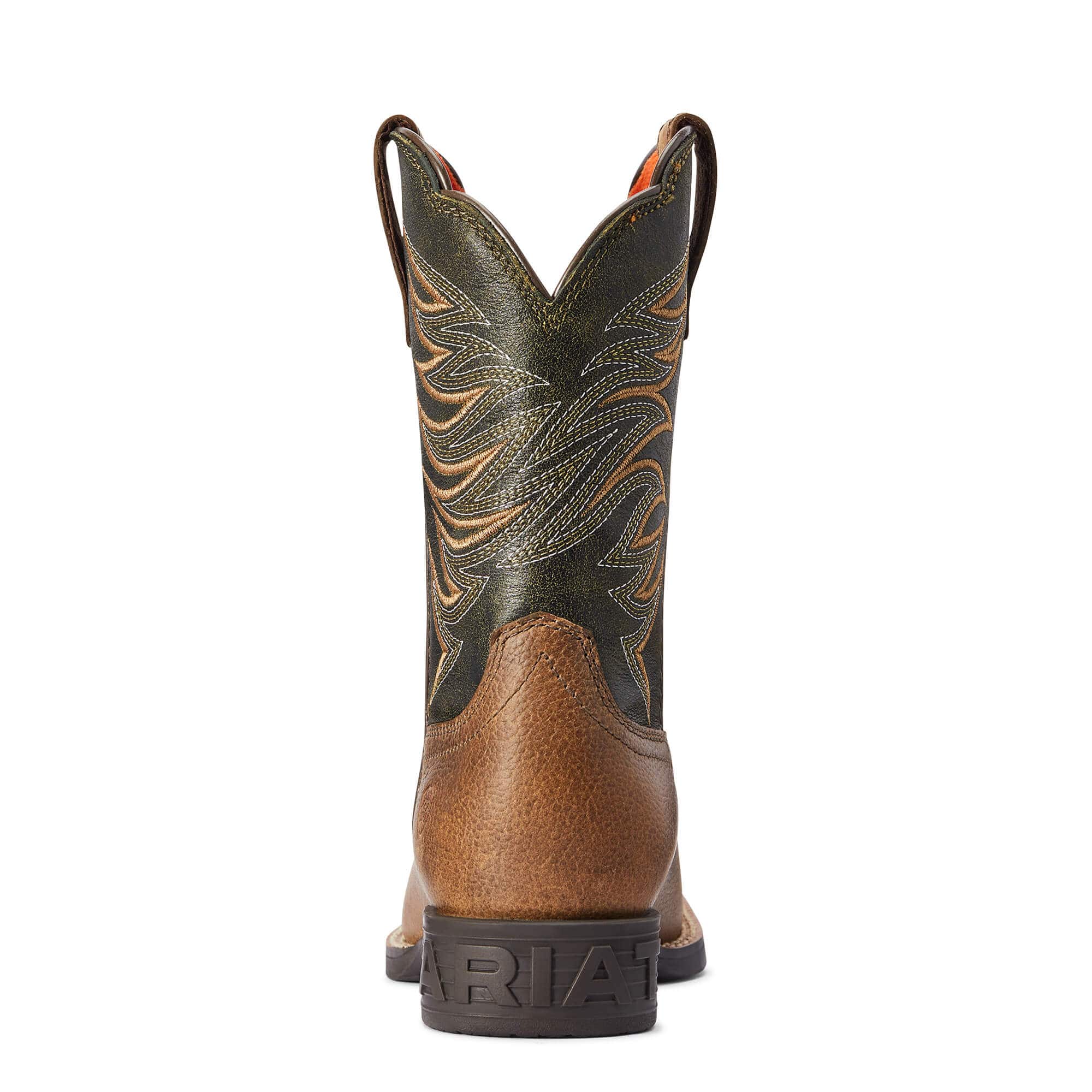 Ariat Kids Youth Firecatcher Distressed Brown Western Boots 10042414 - Image 2