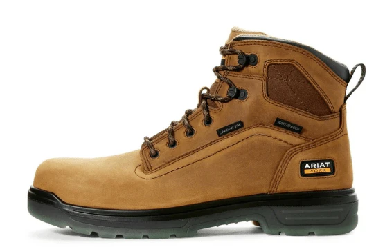 Ariat Men's Aged Bark Turbo 6" Waterproof Carbon Toe Work Boots 10027335 - Image 2