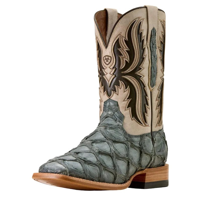 Ariat Men's Ashwood Wide Square Toe Exotic Cowboy Boots 10072898 - Image 2
