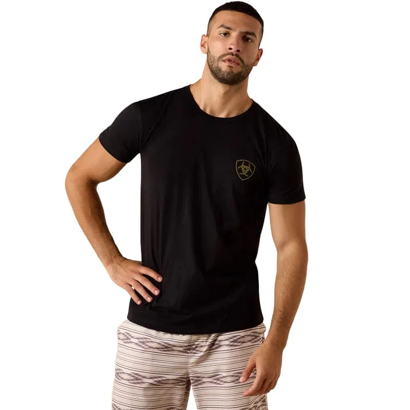 Ariat Men's Black Banner Badge T-Shirt 10073958