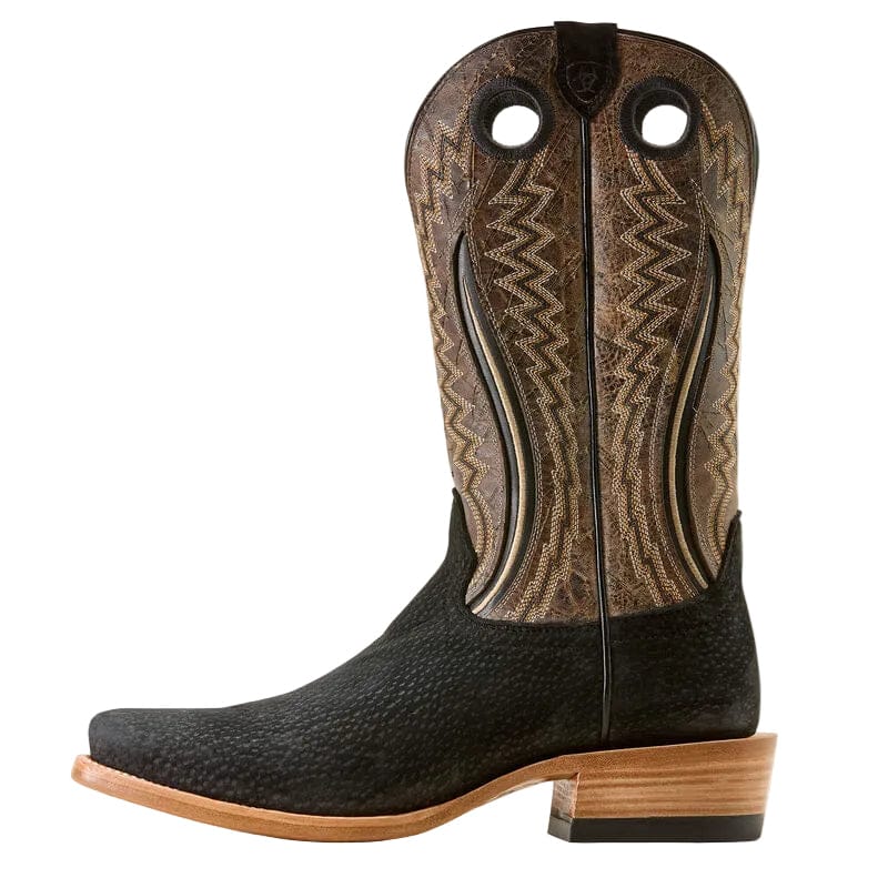 Ariat Men's Black Capincho Futurity Dualin Exotic Western Boots 10072901 - Image 3