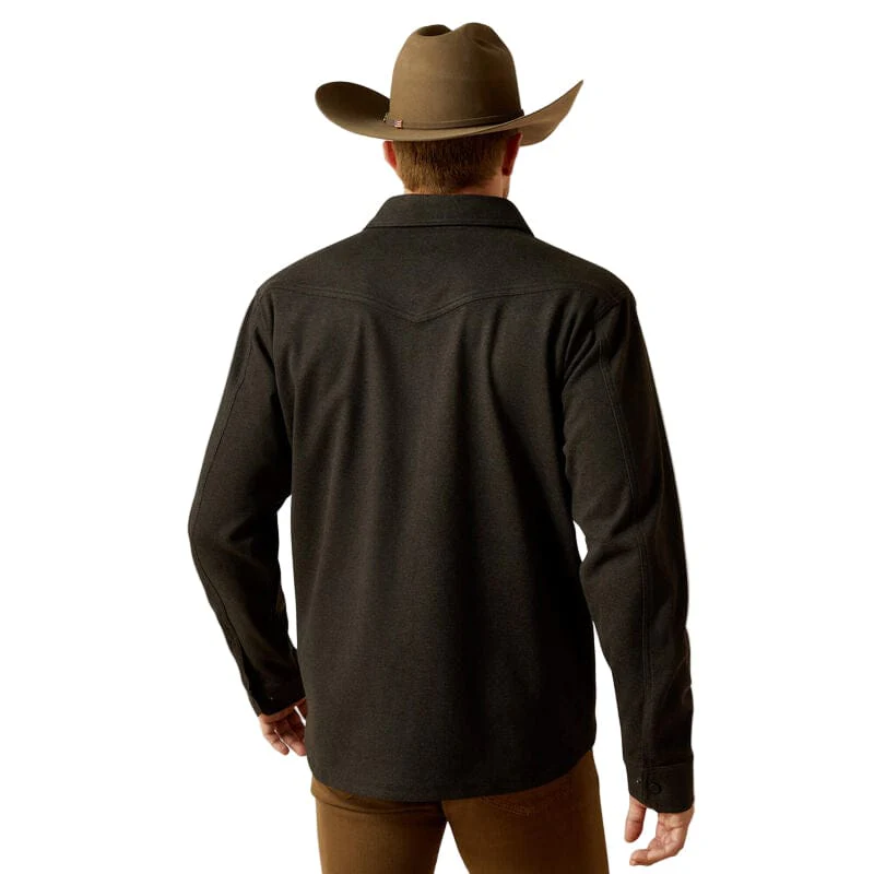Ariat Men's Black Cattleman Shirt Jacket 10062440 - Image 2