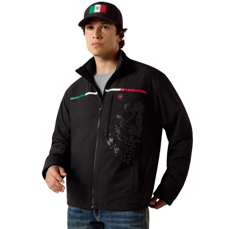 Ariat Men's Black Pioneer Stretchshell Mexico Jacket 10062577