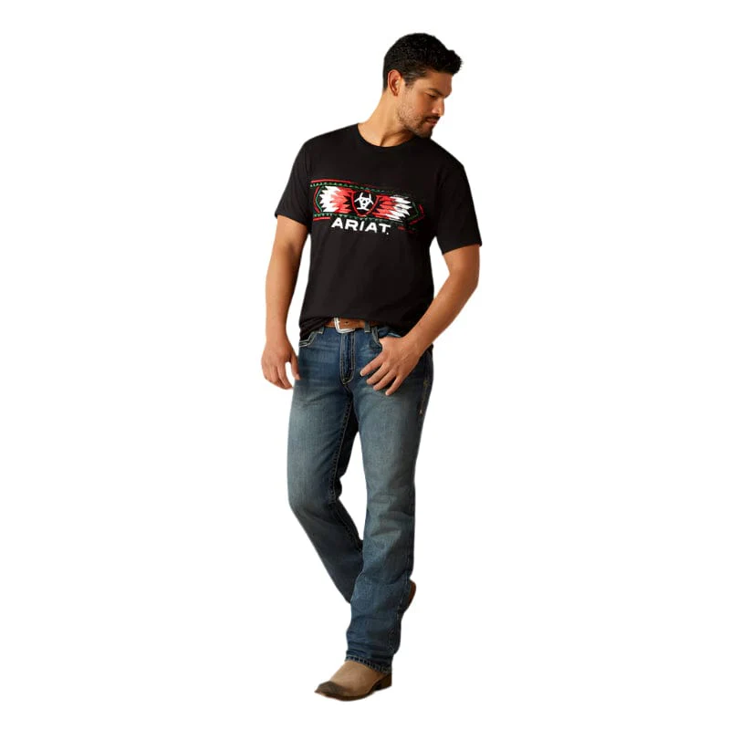 Ariat Men's Black SW Mexico T-Shirt 10055156 - Image 3
