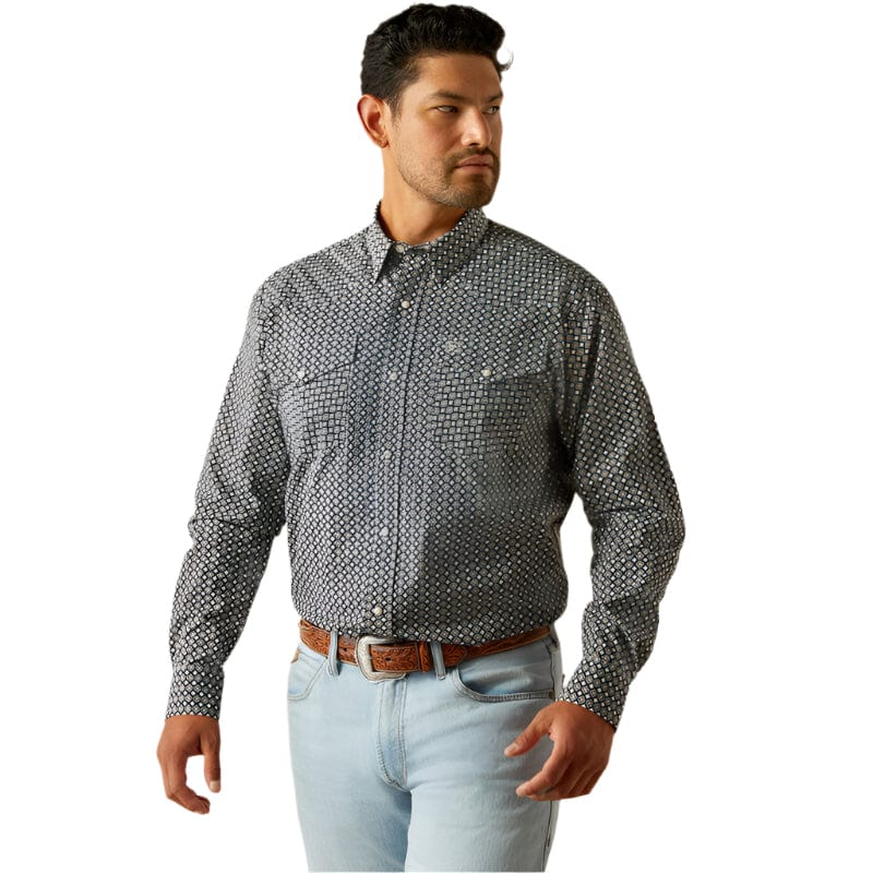 Ariat Men's Black Waylon Classic Fit Button Down Shirt 10058760