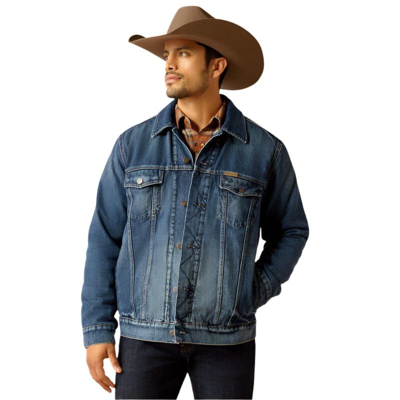 Ariat Men's Blanket Lined Denim Trucker Jacket 10051865