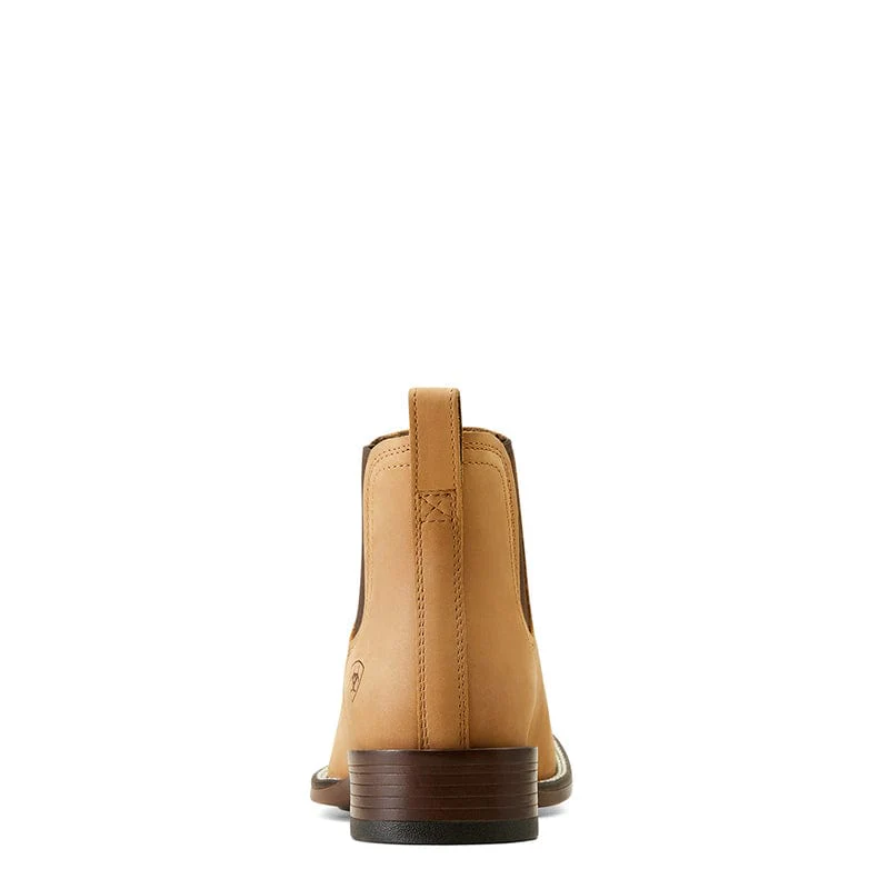 Ariat Men's Booker Ultra Almond Brown Square Toe Western Boots 10042449 - Image 4