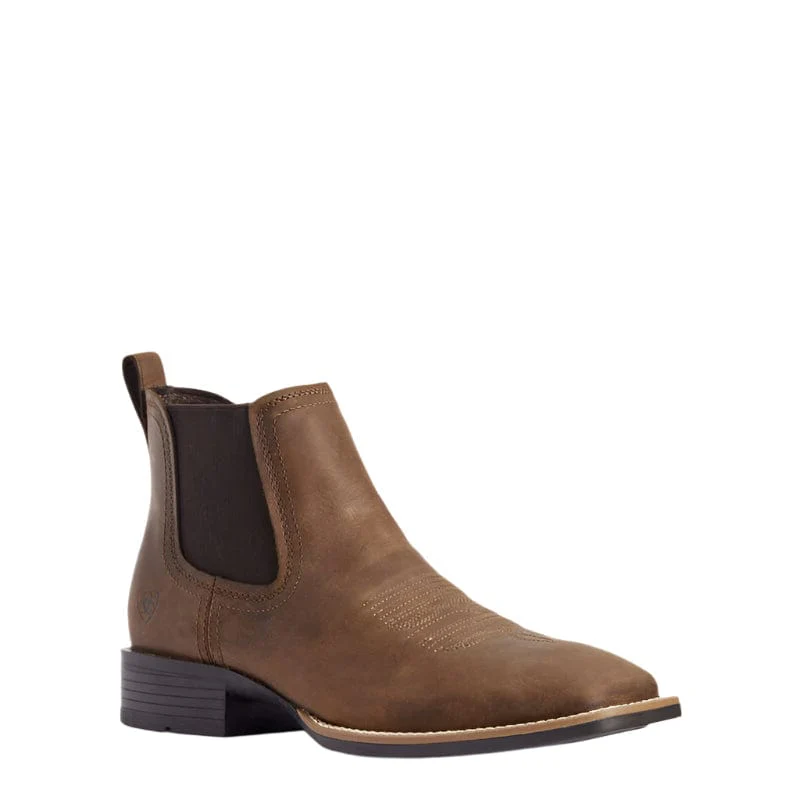 Ariat Men's Booker Ultra Distressed Tan Western Boot 10031452