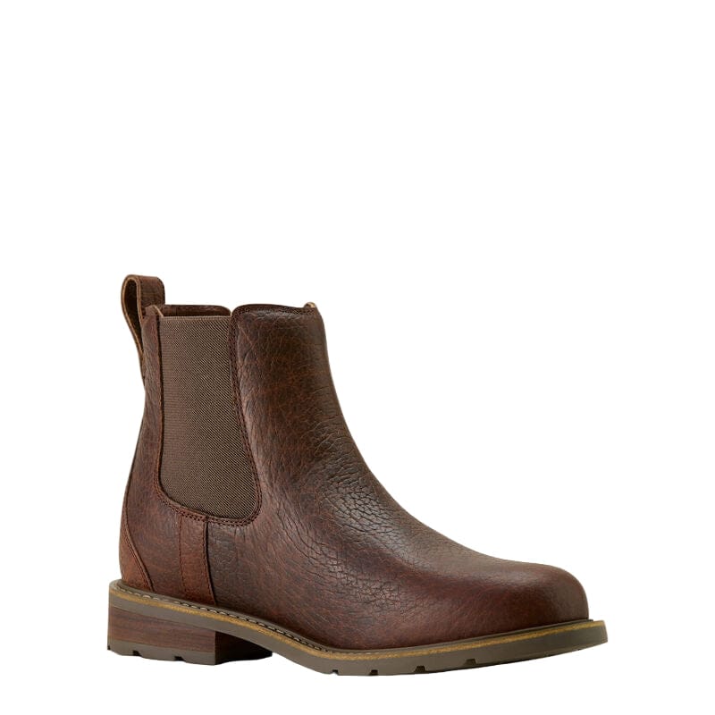 Ariat Men's Cognac Bison Chelsea Boots 10063831
