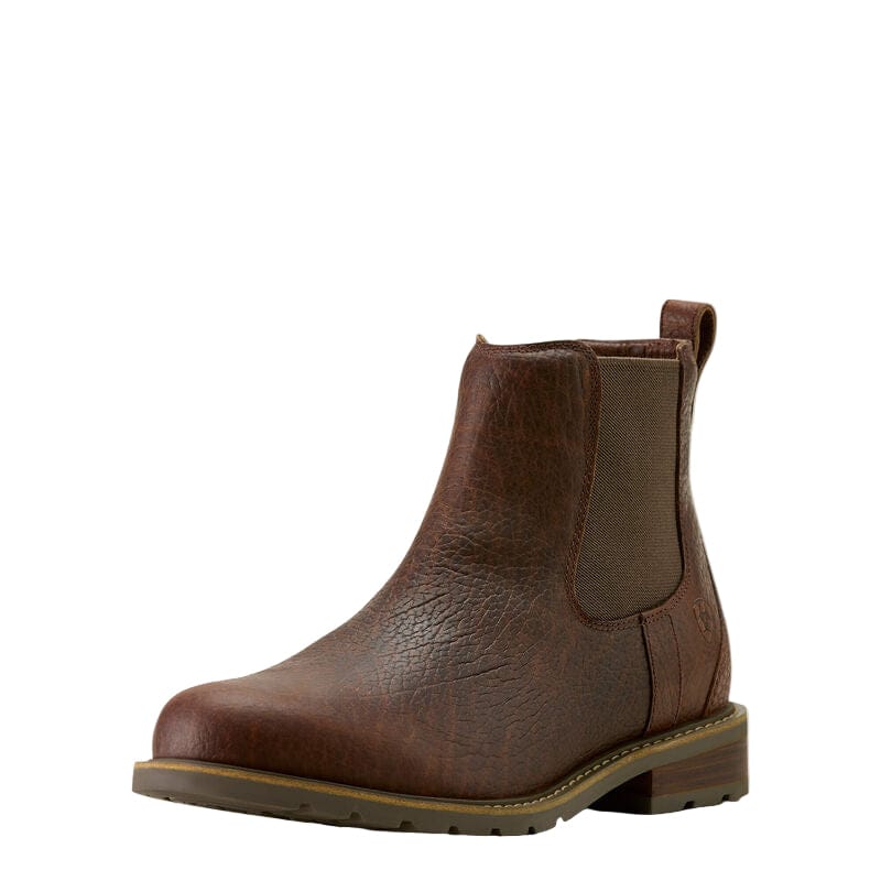 Ariat Men's Cognac Bison Chelsea Boots 10063831 - Image 2