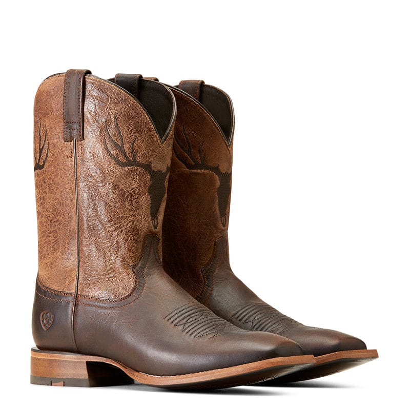 Ariat Men's Crosshair Dark Whiskey Square Toe Western Boots 10046827 - Image 7