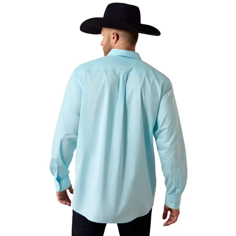 Ariat Men's Crystal Blue Everything Classic Fit Western Shirt 10072735 - Image 2