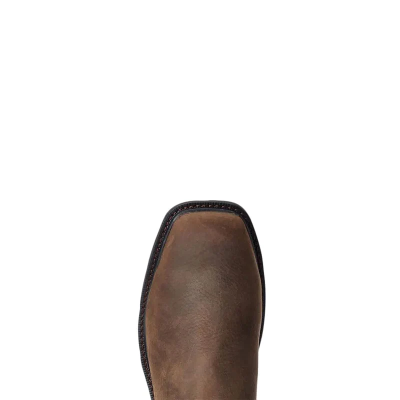 Ariat Men's Dark Brown Groundbreaker Waterproof Steel Toe Chelsea Boot 10034148 - Image 4