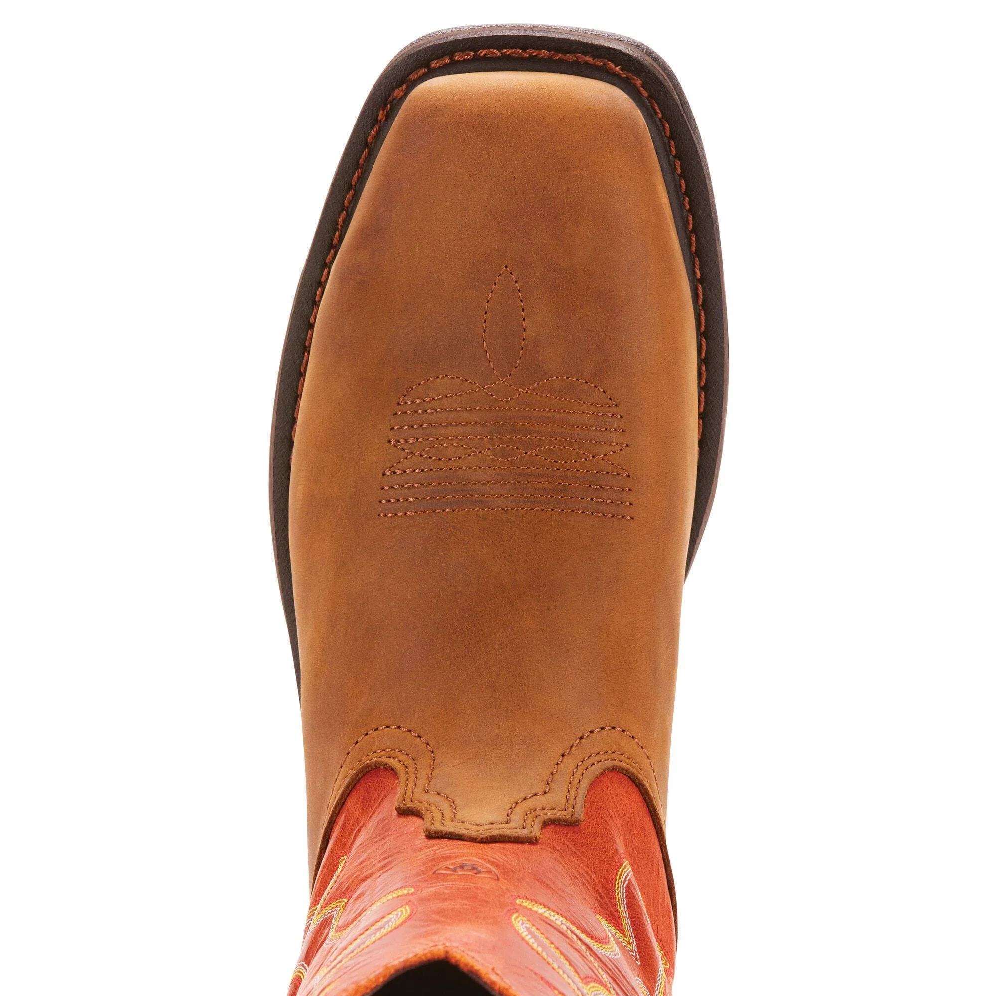 Ariat Men's Dark Earth WorkHog Wide Square Steel Toe Work Boots 10006961 - Image 4