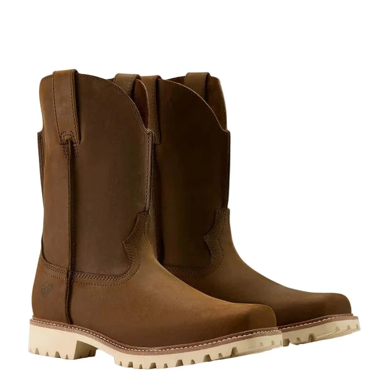 Ariat Men's Distressed Dark Wheat Stoney Creek Western Work Boot 10064009 - Image 4