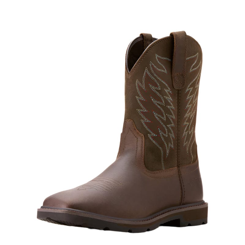 Ariat Men's Groundbreaker Brown Work Boot 10020059 - Image 2