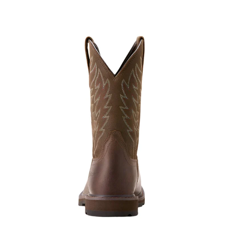 Ariat Men's Groundbreaker Brown Work Boot 10020059 - Image 3