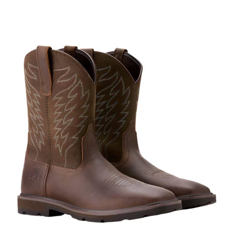 Ariat Men's Groundbreaker Brown Work Boot 10020059 - Image 4