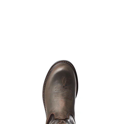 Ariat Men's Groundwork Dark Brown Waterproof Work Boots 10035965 - Image 4