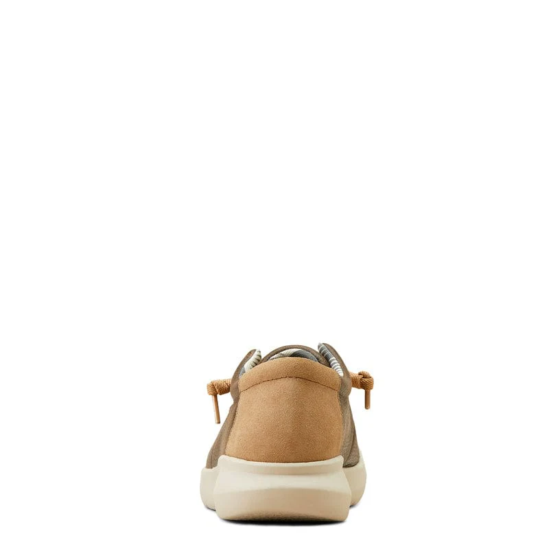 Ariat Men's Hilo Brody Brown & Tan Suede Slip On Shoes 10050976 - Image 5