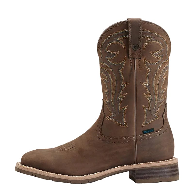 Ariat Men's Oily Distressed Brown Hybrid Rancher Waterproof Western Boots 10014067 - Image 2