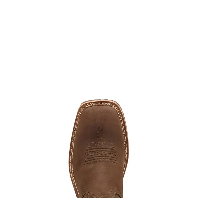 Ariat Men's Oily Distressed Brown Hybrid Rancher Waterproof Western Boots 10014067 - Image 4