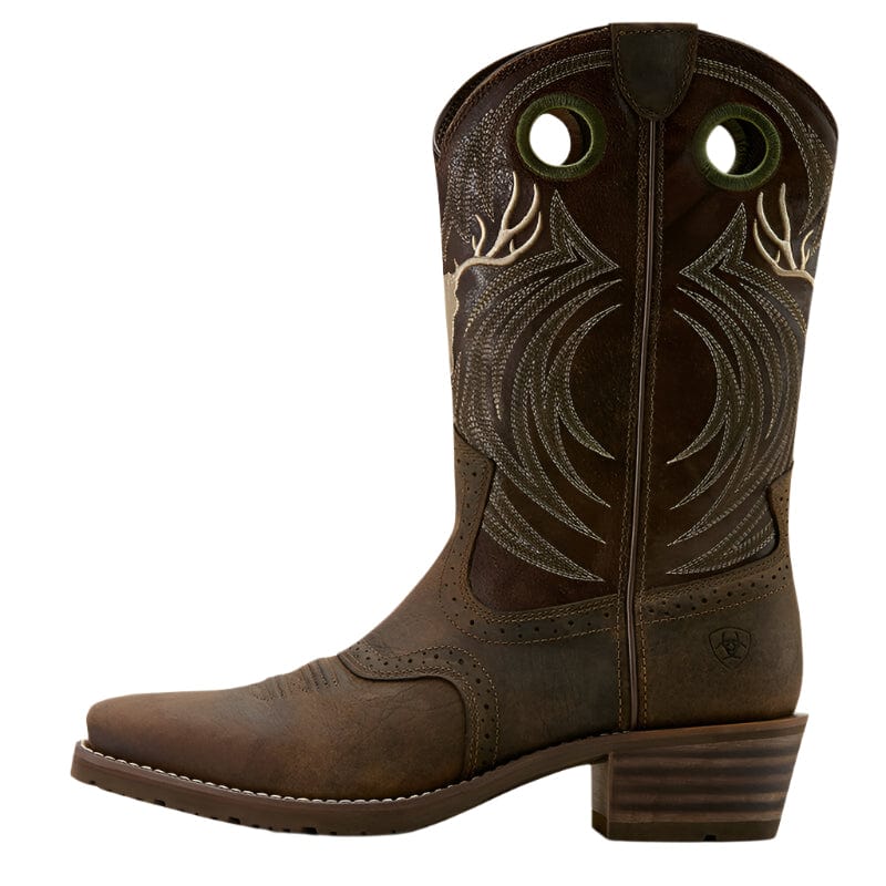 Ariat Men's Hybrid Roughstock Antler Cowboy Boot 10061156 - Image 3