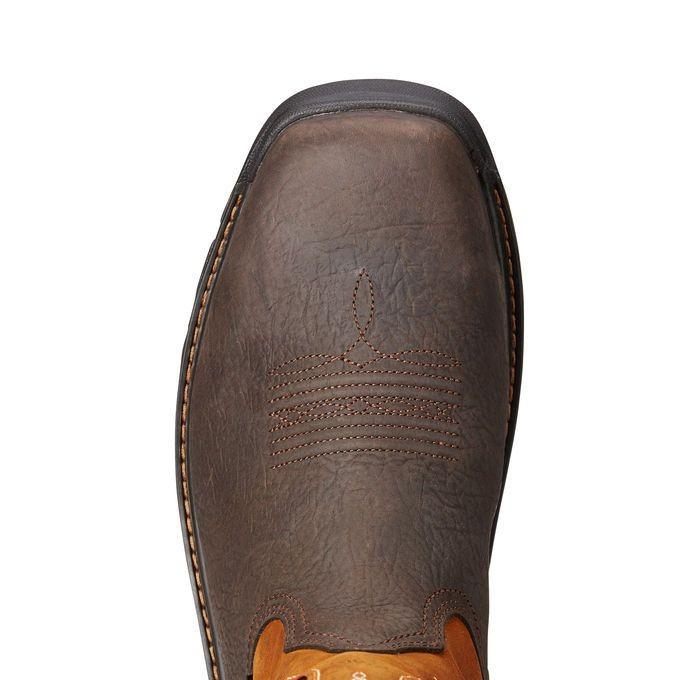 Ariat Men's Bruin Brown Intrepid VentTEK Composite Toe Work Boots 10023042 - Image 4